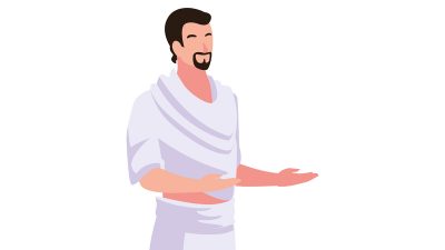 Ihram Musliman koji se moli